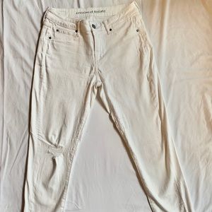 Articles of Society White Ripped Jeans
